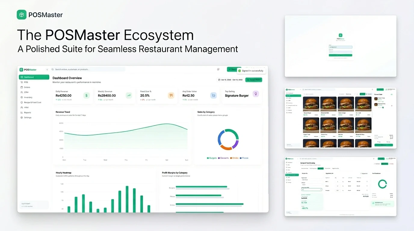 Yummy POS interface preview