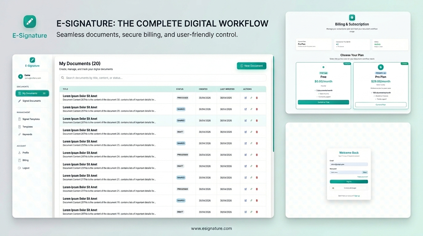 E-Signature Tool